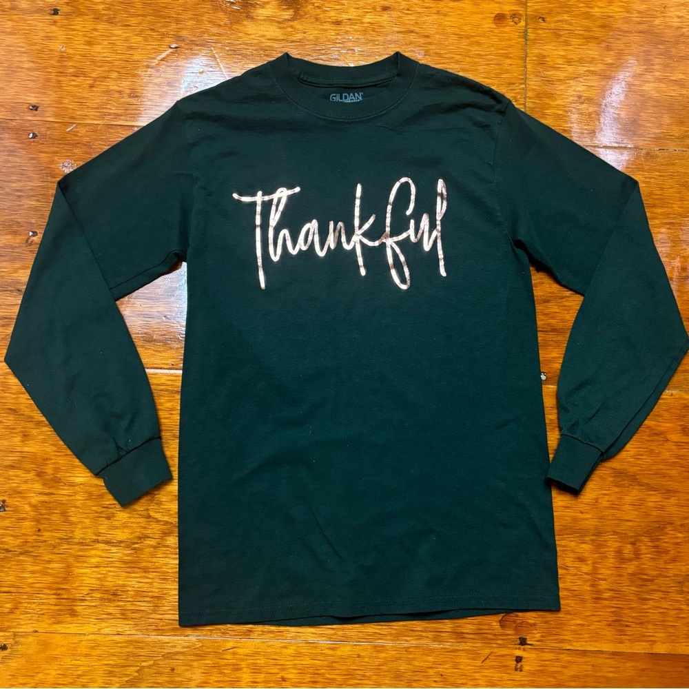 Thankful Long Sleeved T-Shirt Small